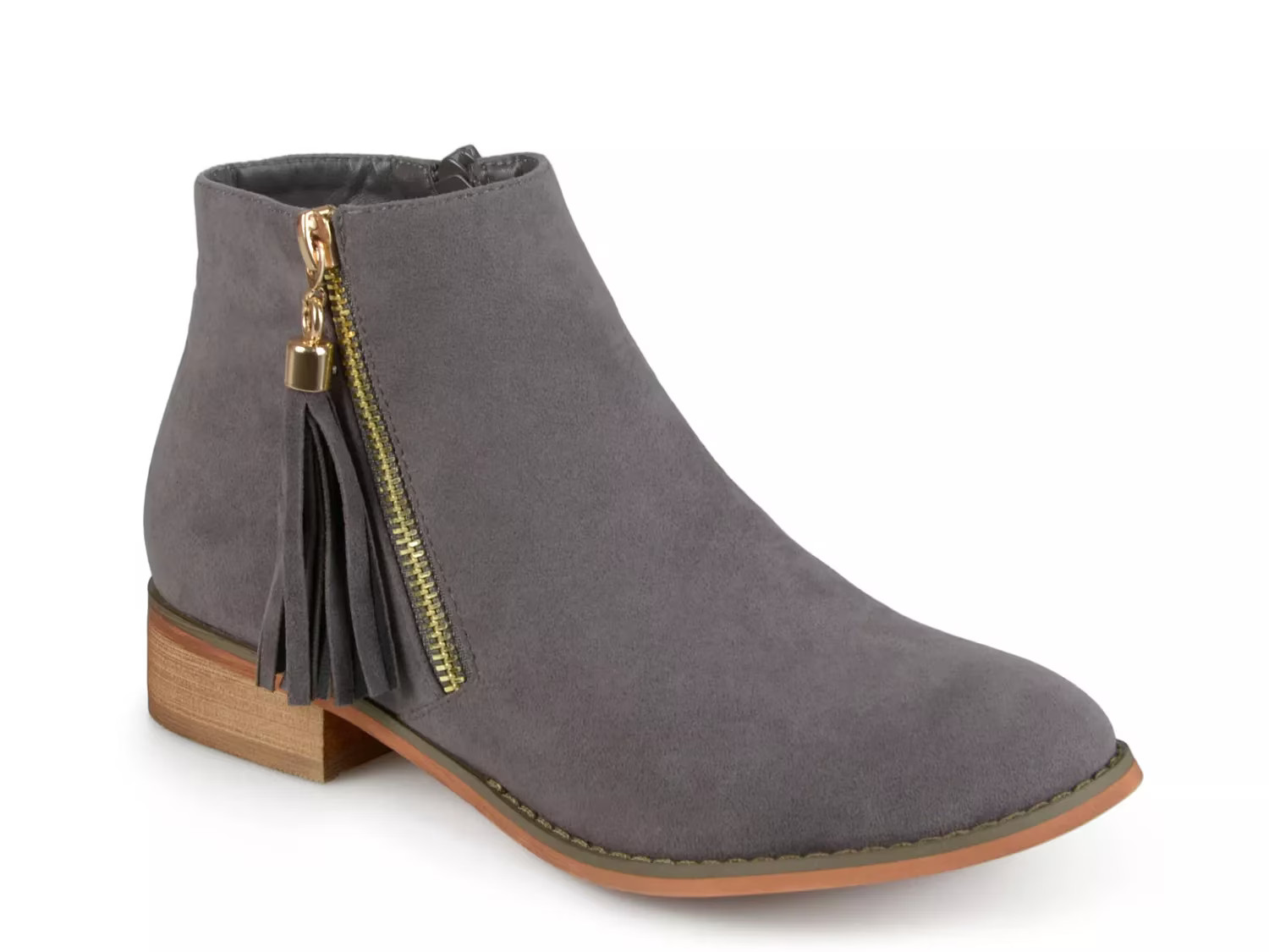 Journee Collection Trista Bootie - Women's - Grey | DSW