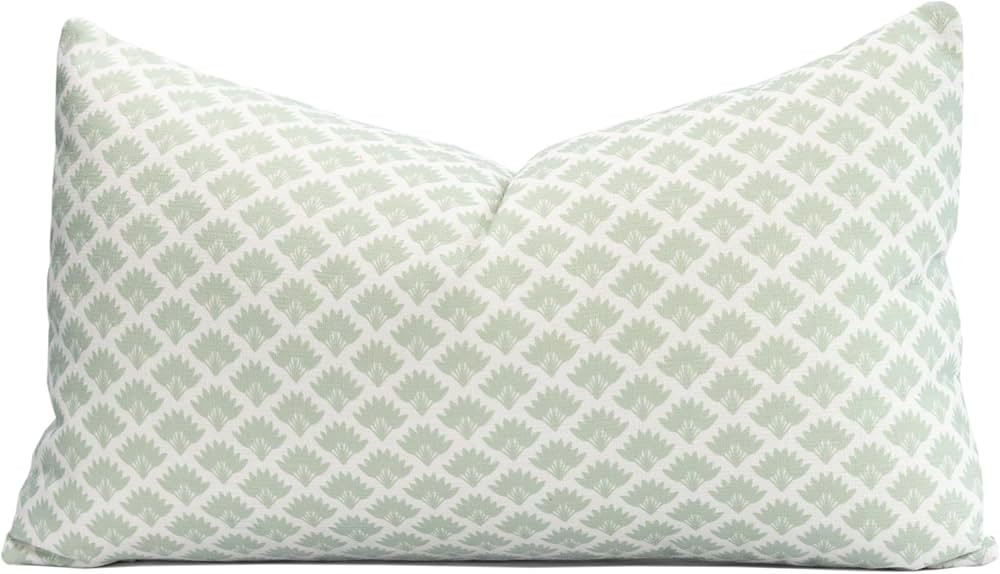 Crumbs Home Modern Farmhouse Fall Linen Indoor Outdoor Lumbar Pillow Cover Only, 12"x20" Water Re... | Amazon (US)