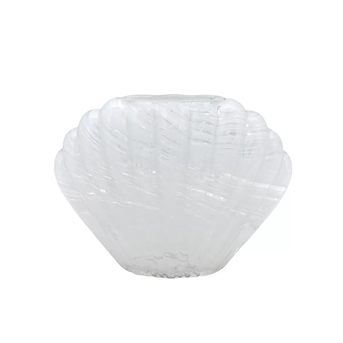 Sonoma Goods For Life® Swirled Glass Seashell Vase | Kohl's