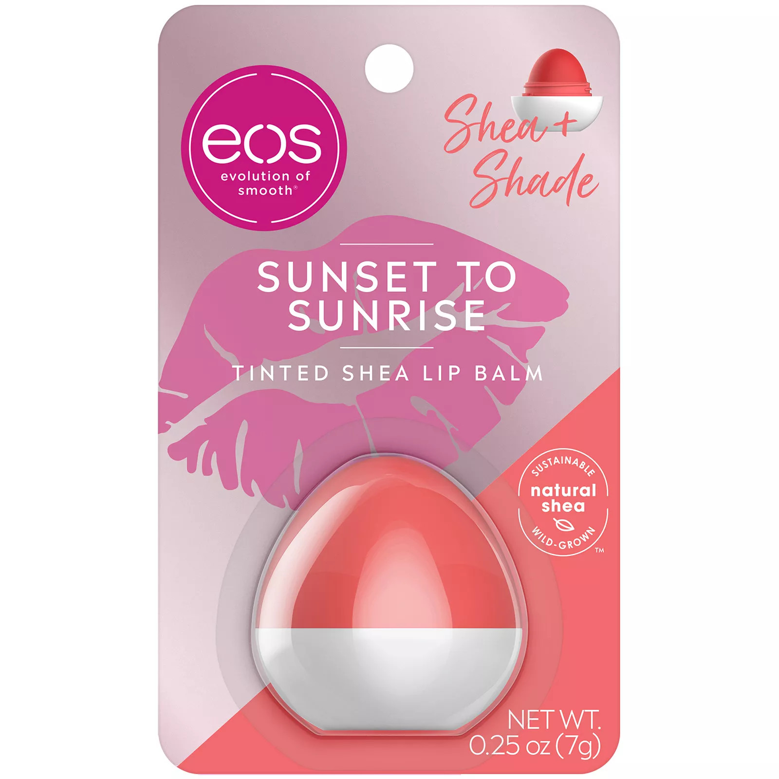 EOS Sunset to Sunrise Color Tinted Lip Balm, Light Pink | Kohl's