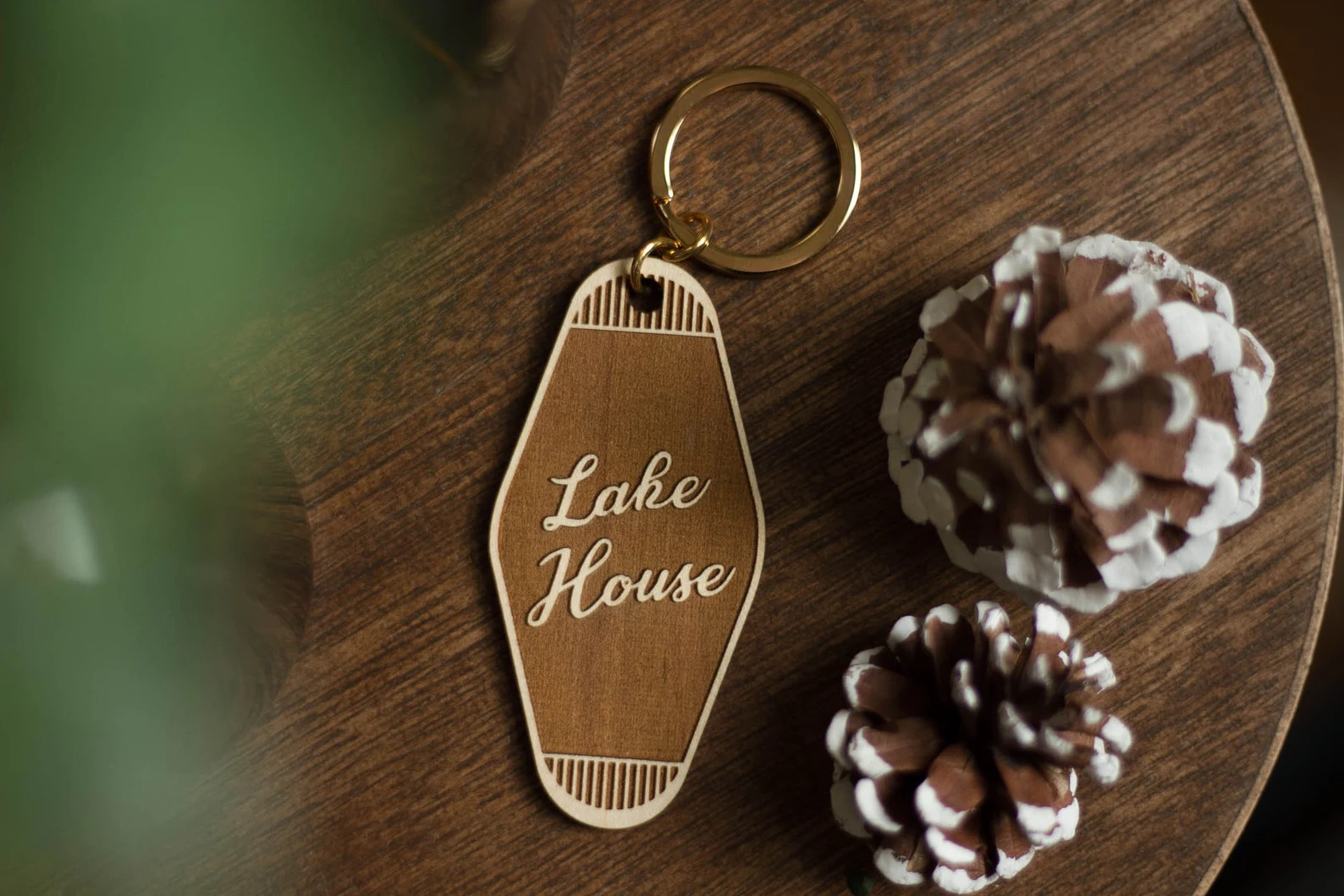 LAKE HOUSE hotel keychain // wood keychain // gift for cabin owner //  // lake vibes // life is b... | Etsy (US)
