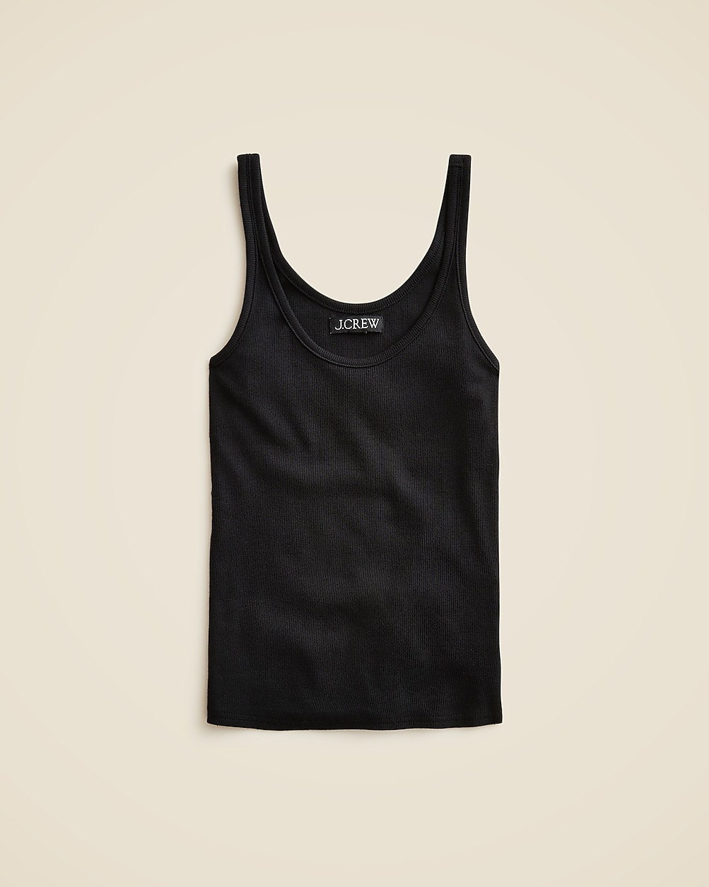 New fine rib scoopneck tank top | J. Crew US