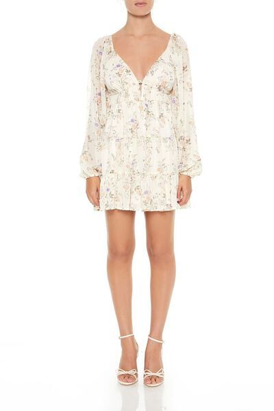 Chiffon Floral Print Mini Dress | Forever 21