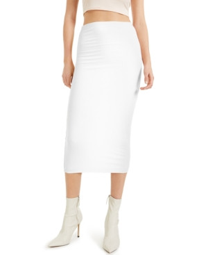 Culpos X Inc Ribbed Midi Skirt, Created for Macy's | Macys (US)