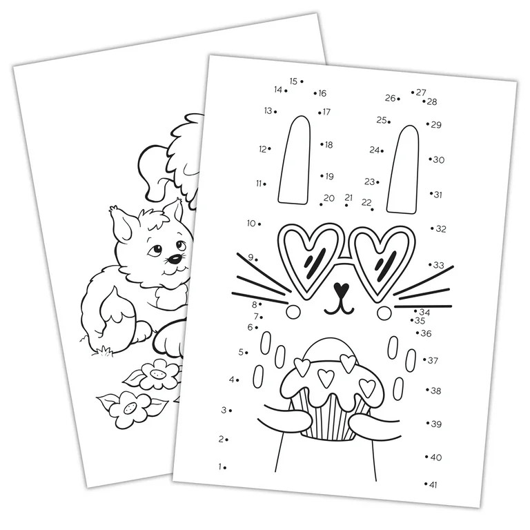 Bendon Valentine's Day Dot To Dot Game Book, 64-Pages - Kids Activity by Bendon | Walmart (US)