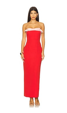 Sonya Moda Ivrea Ribbon Dress in Lola Red from Revolve.com | Revolve Clothing (Global)