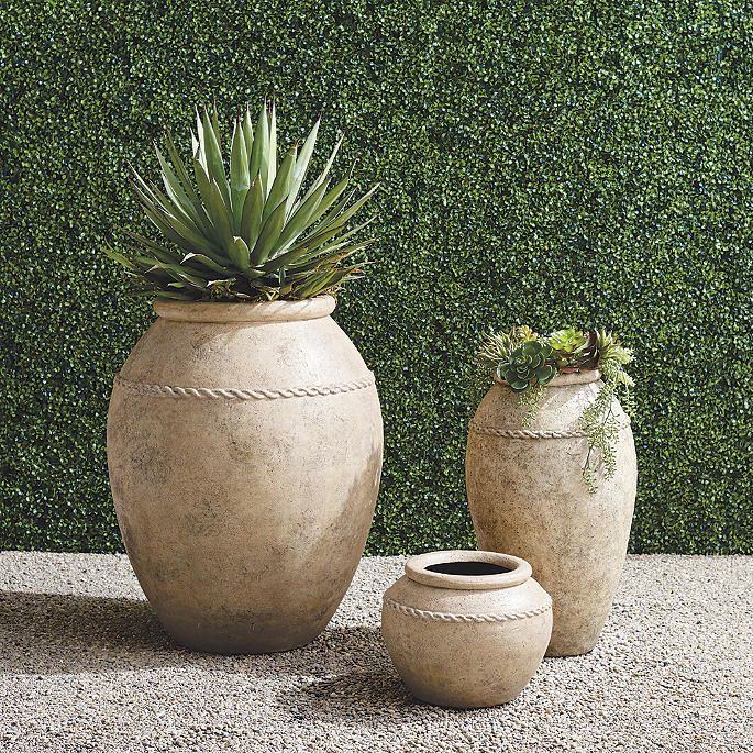 Valencia Jar Planters | Frontgate | Frontgate