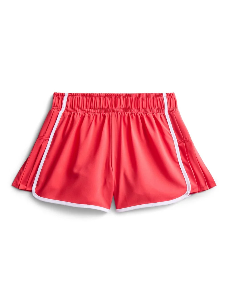 Athletic Works Girls Active Ruffle Shorts, Sizes 4-18 | Walmart (US)