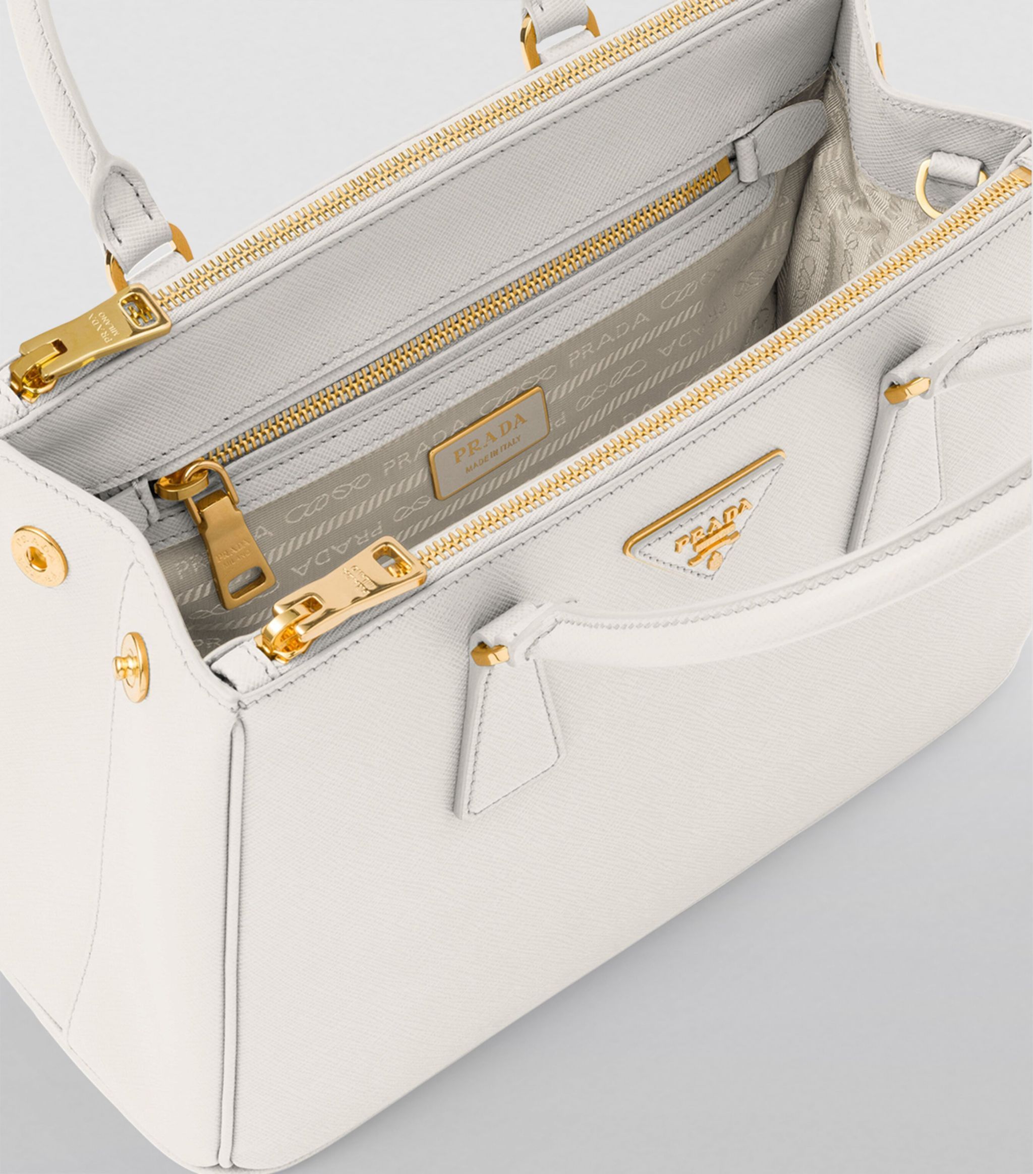 Medium Leather Galleria Top-Handle Bag | Harrods