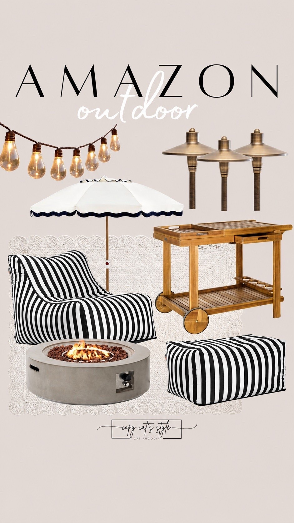 Amazon outdoor finds. Amazon patio, patio lights, patio chairs, patio cart, bar cart, outdoor fire pit

#LTKSeasonal #LTKHome