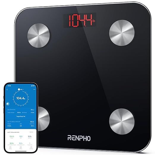 RENPHO Scale for Body Weight, Digital Weighing Elis Scales with Body Fat, FSA/HSA Eligible Smart ... | Amazon (US)