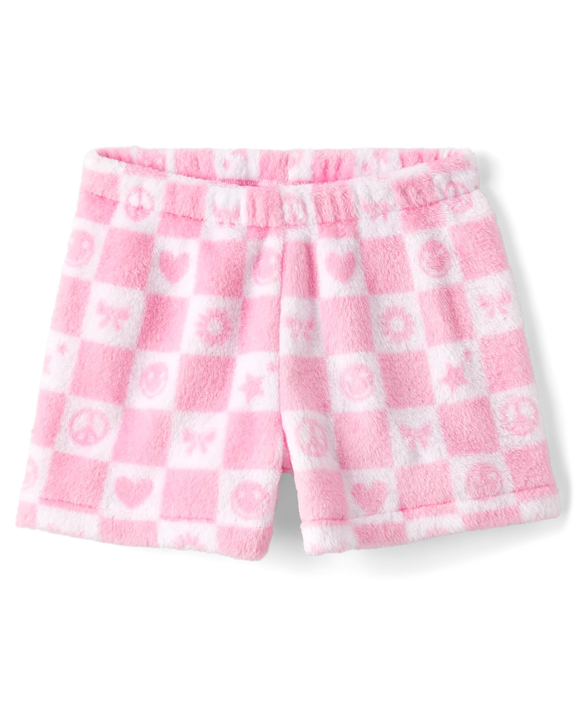 Girls Icon Pajama Shorts - Cozy Fleece - pink | The Children's Place