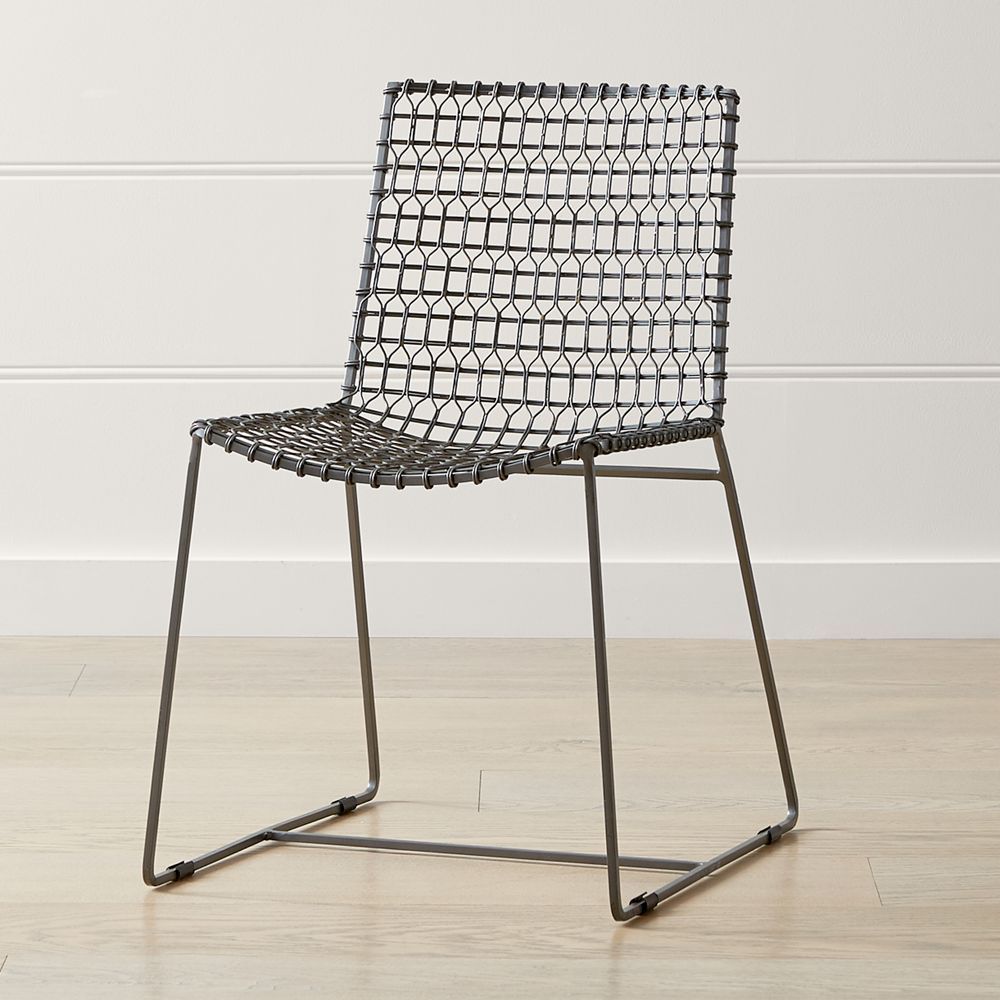 Tig Metal Dining Chair | Crate & Barrel
