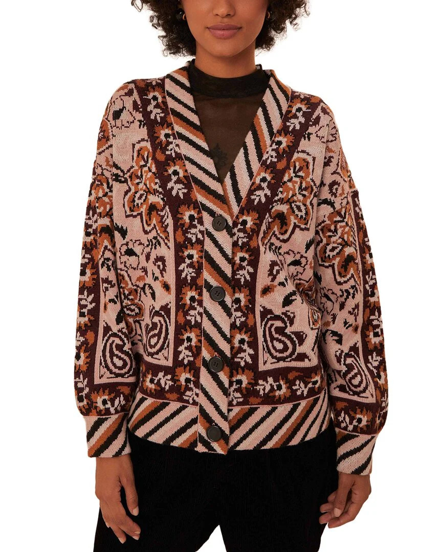 Farm Rio Wool-Blend Knit Cardigan | Shop Simon