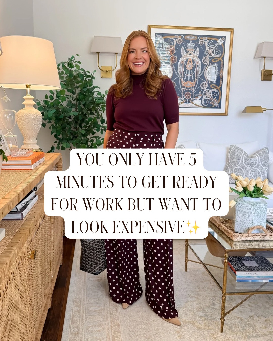 You have 5 minutes to get yourself ready after getting everyone else out the door… but still want to look like you have it together. 😅🙌 These are my favorite kinds of work outfits for busy mornings — easy dresses, matching sets, statement pieces that require almost no styling + comfortable work pants you can actually survive drop-off in. Polished without the complicated outfit planning. 🤎 Shop all of my easy workwear picks here!