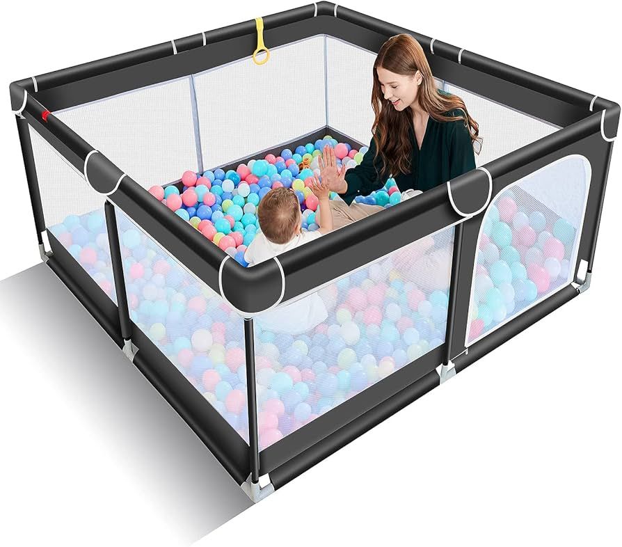 TODALE Baby Playpen for Toddler, Large Baby Play Yard, Safe No Gaps Playpen for Babies,Baby Gate ... | Amazon (US)