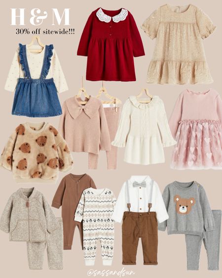 H&M Black Friday sale is here! I love their baby and toddler clothing! Everything is 30% off sitewide! So many cute holiday outfits for toddlers and babies! 
Cyber week deals, Black Friday sale

#LTKHoliday #LTKkids #LTKCyberWeek
