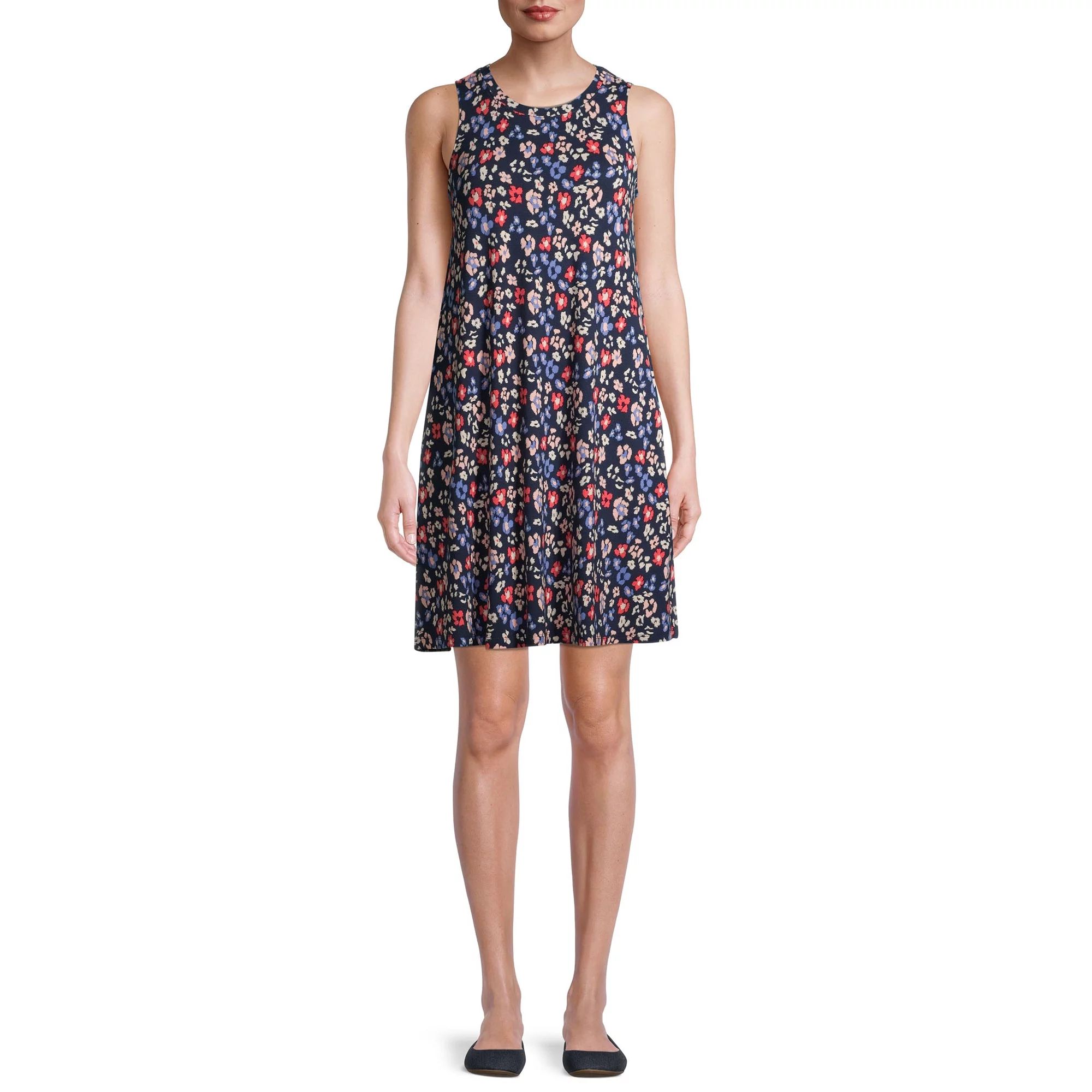 Time and Tru Women's Sleeveless Knit Dress | Walmart (US)