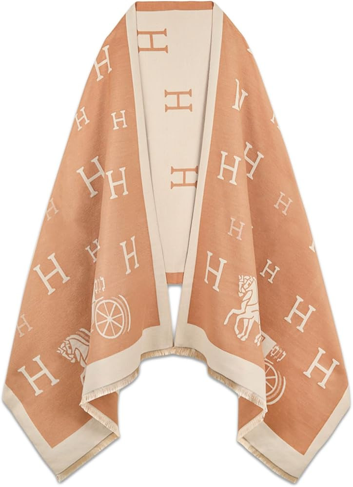 EXTREE Scarfs for Women Pashmina Silky Shawl Wrap for Evening Dressing Blanket Open Front Poncho ... | Amazon (US)