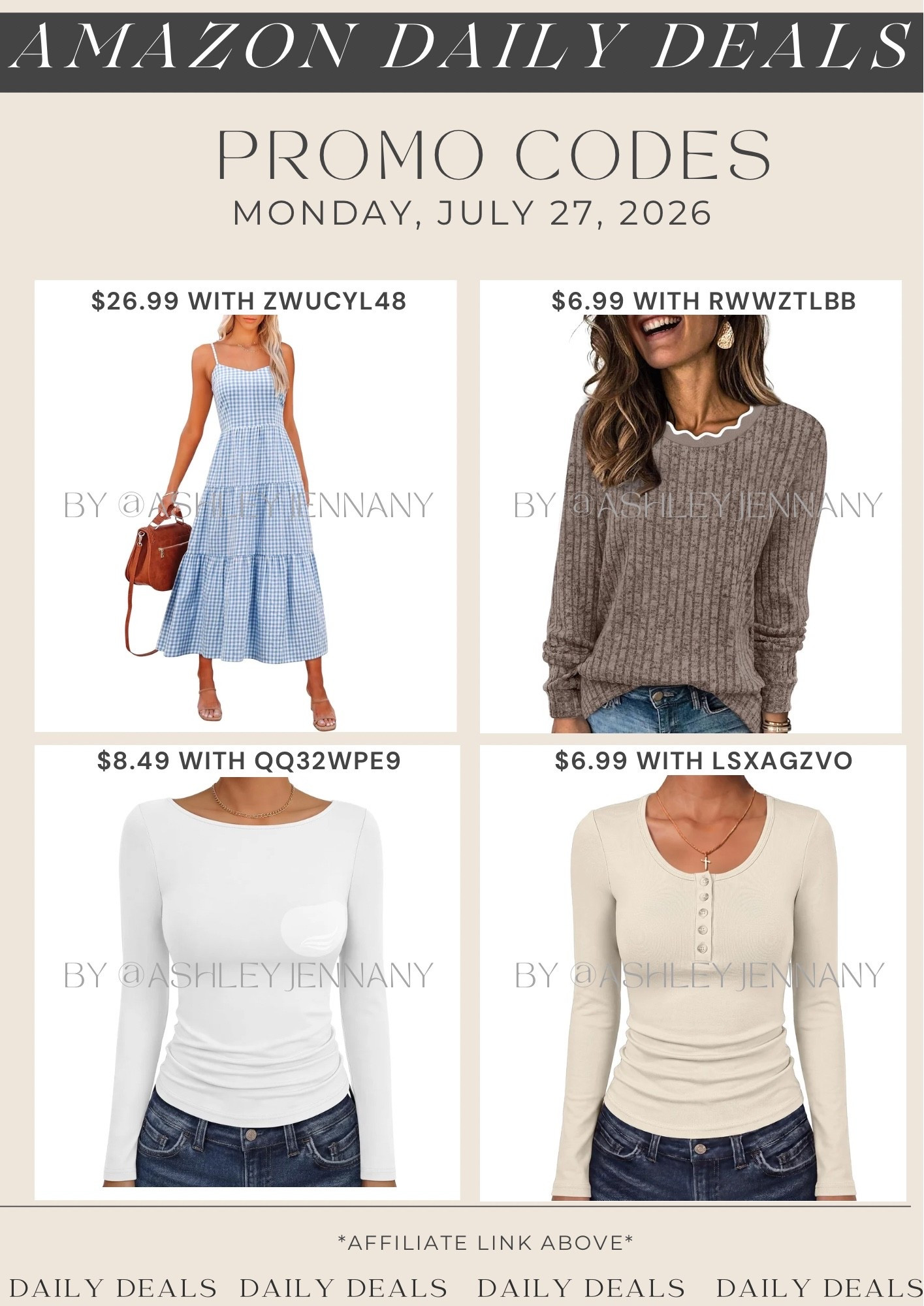 Amazon deals

#LTKSeasonal #LTKMidsize #LTKSaleAlert