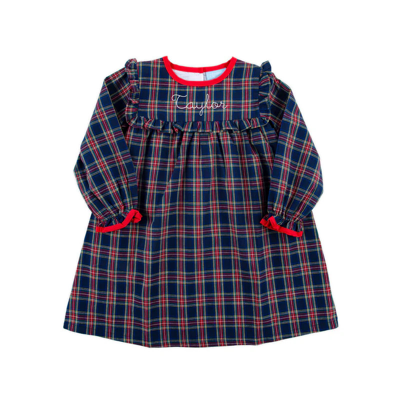 Plaid Royal Dress | Classic Whimsy