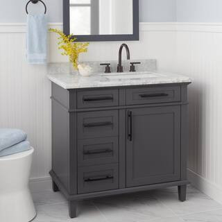 Glacier Bay Dorset 8 in. Widespread 2-Handle High-Arc Bathroom Faucet in Bronze HD67731W-6027D | The Home Depot