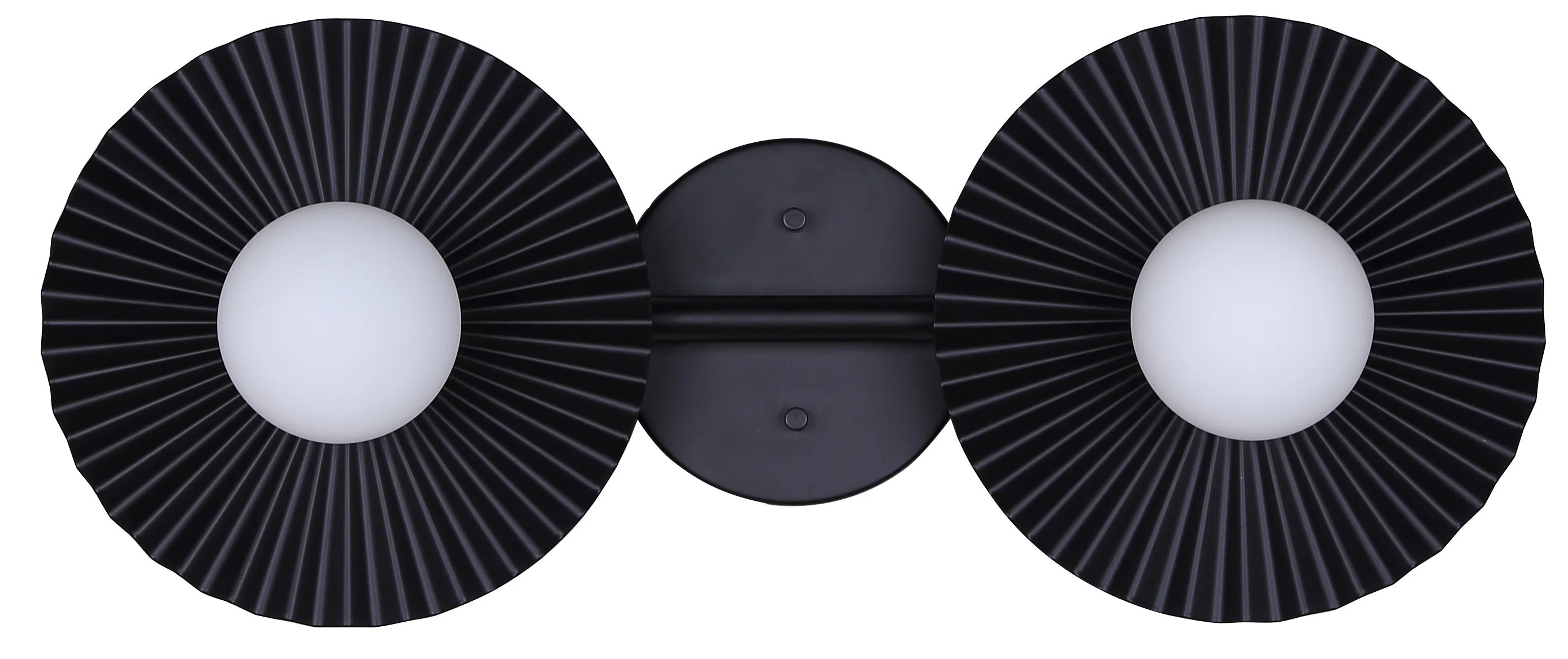 Wrought Studio™ Payton 1 Light Vanity Matte Black Wall Light With Opal Glass Shade & Reviews | Wayfair | Wayfair North America