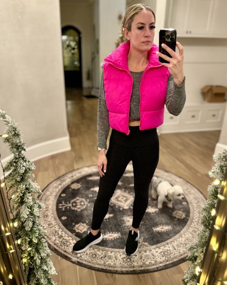 🎁 Gift Idea 🎁

Grab this cropped puffer vest from Walmart! It’s online only and less expensive than the ones on Amazon. I’m loving them! I ordered it in black and pink. It’s so bright and fun! It would be a great and easy gift  

#everypiecefits



#LTKfitness #LTKGiftGuide #LTKSeasonal