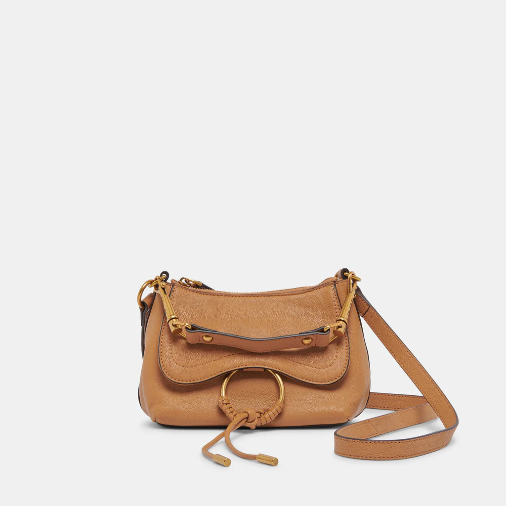 JOLENE CROSSBODY WHISKEY LEATHER | DolceVita.com