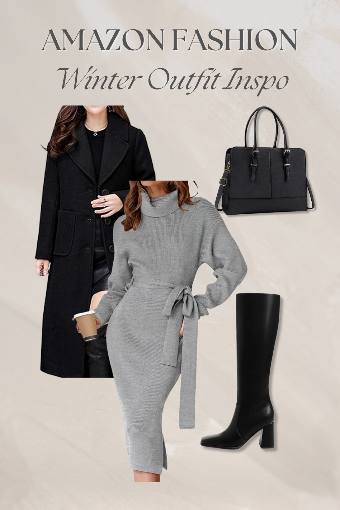 I love a sweater dress in the winter paired with some long boots! Don’t you? All of these are from Amazon! 

#LTKstyletip #LTKMostLoved #LTKSeasonal