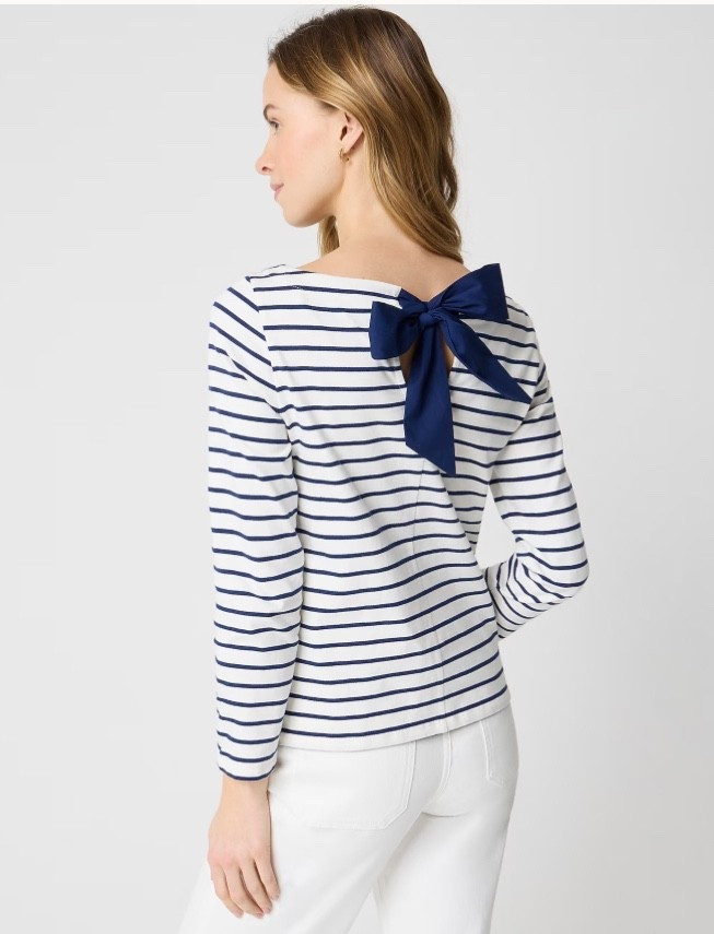ON SALE - this also comes in kelly green.  How cute with white wide leg jeans? 


#springtop #salefinds #stripedtop #LTKSaleAlert #springoutfits @jcrew 

#LTKU #LTKOver40 #LTKSeasonal