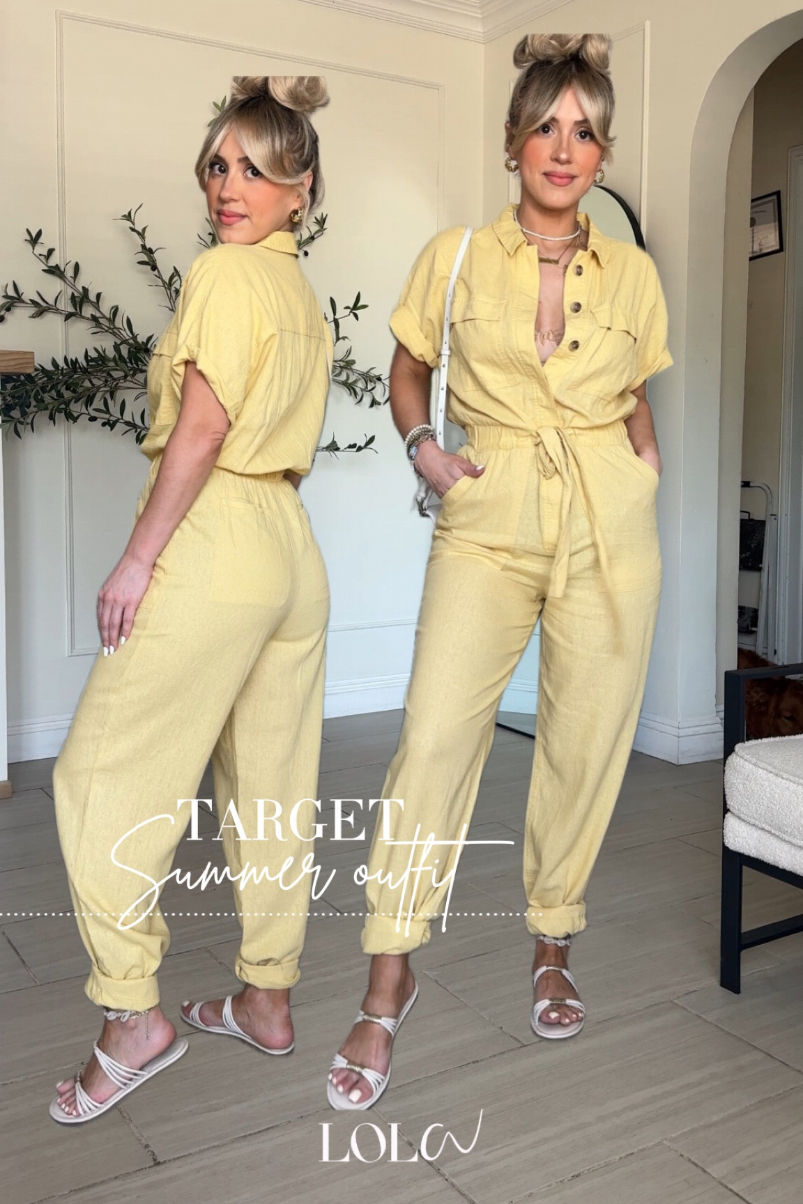 @Target jumpsuit 🙂‍↔️ omg need in every color! 

Wearing size 4

#LTKU #LTKFindsUnder50 #LTKStyleTip