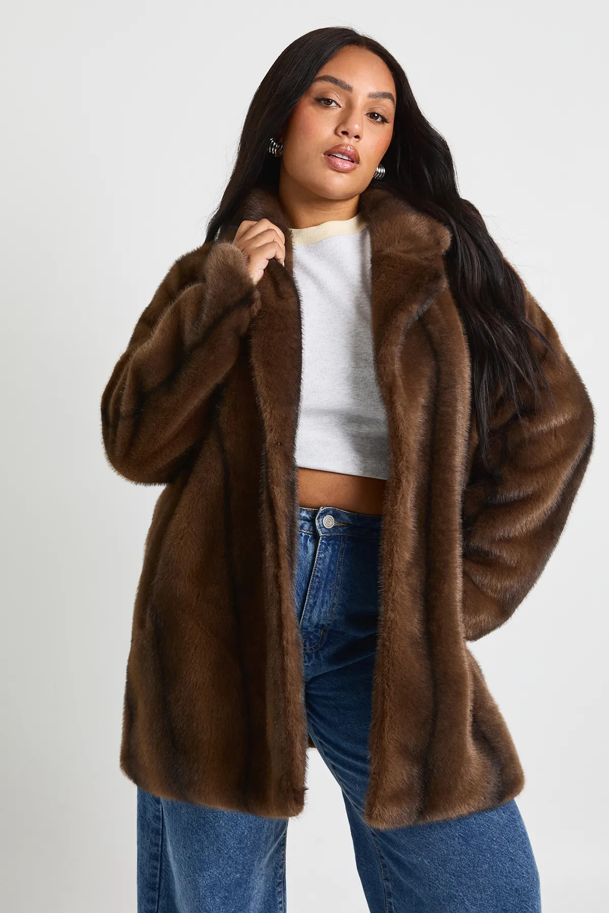 Plus Faux Fur Coat | Boohoo.com (UK & IE)