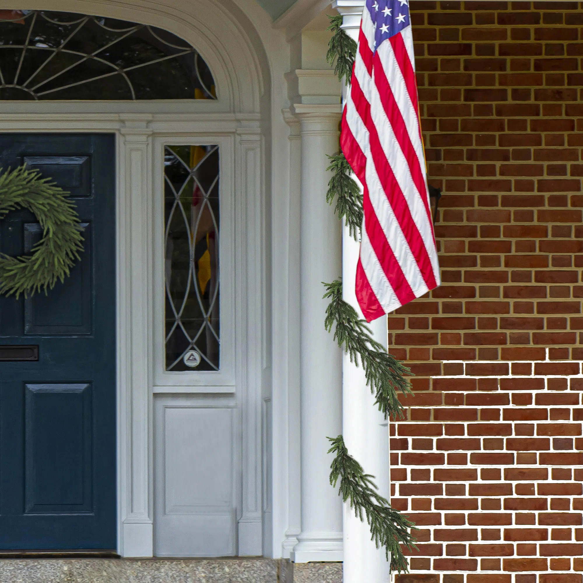 The Holiday Aisle® 6' Real Touch Norfolk Garland – Lifelike Artificial Pine with Soft Needle T... | Wayfair North America
