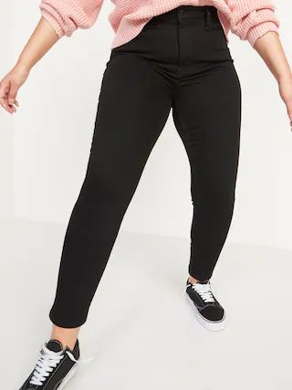 High-Waisted Pop Icon Skinny Black Jeans for Women | Old Navy (US)