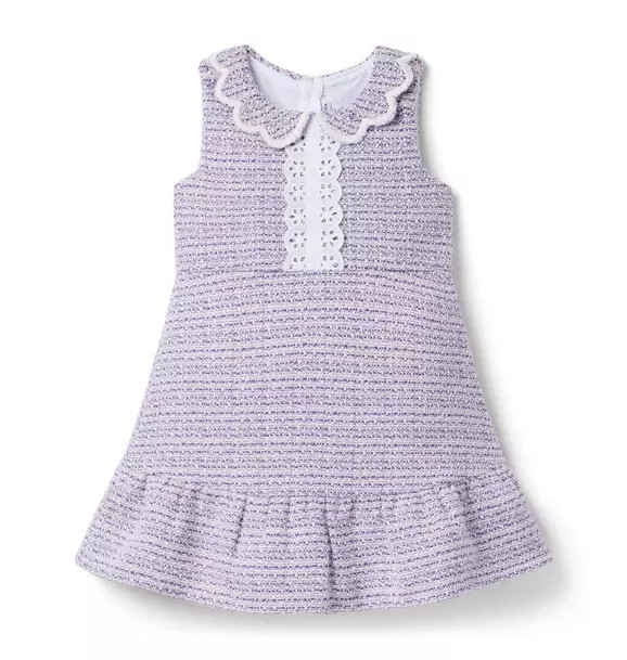 Tweed Scalloped Collar Dress | Janie and Jack
