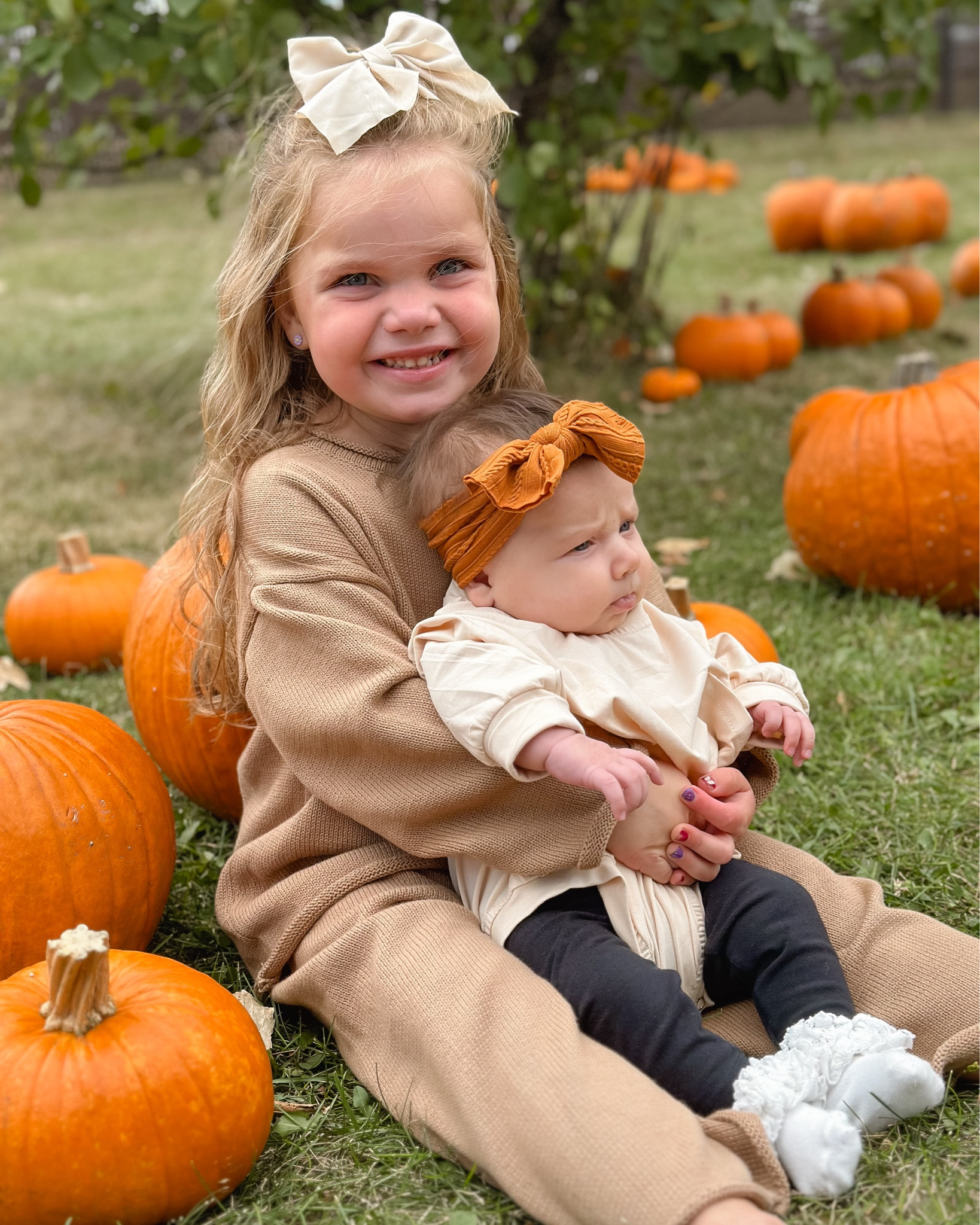 FALL IS HERE!! and cozy basics are a must, even for our kiddos! this knit set & romper are everything🎃🍂💛

#LTKBaby #LTKKids #LTKSeasonal
