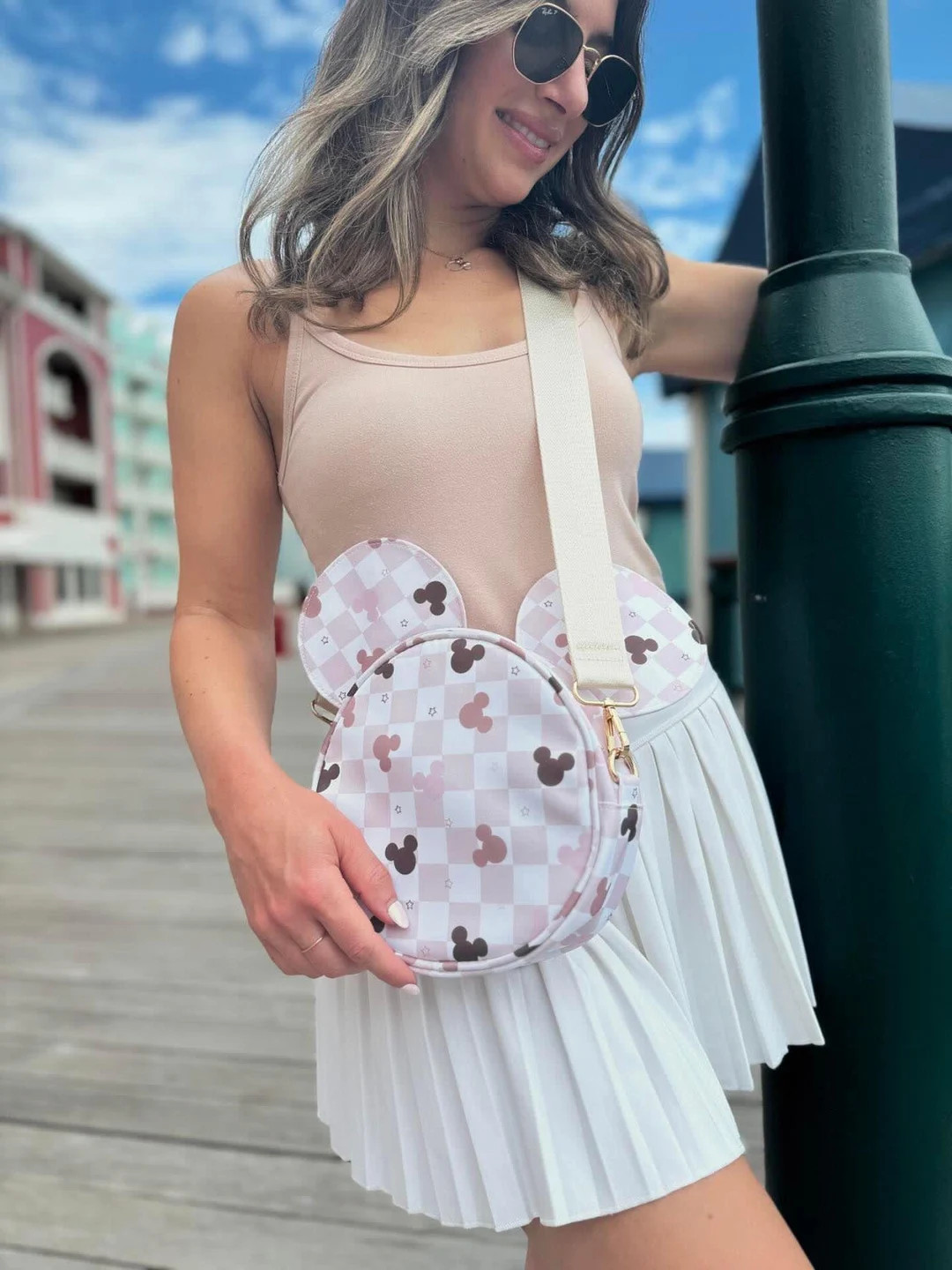 Mickey Shaped Crossbody Bag | Theme Park Fanny Pack | Crossbody for Theme Park | Disney Fanny Pac... | Etsy (US)