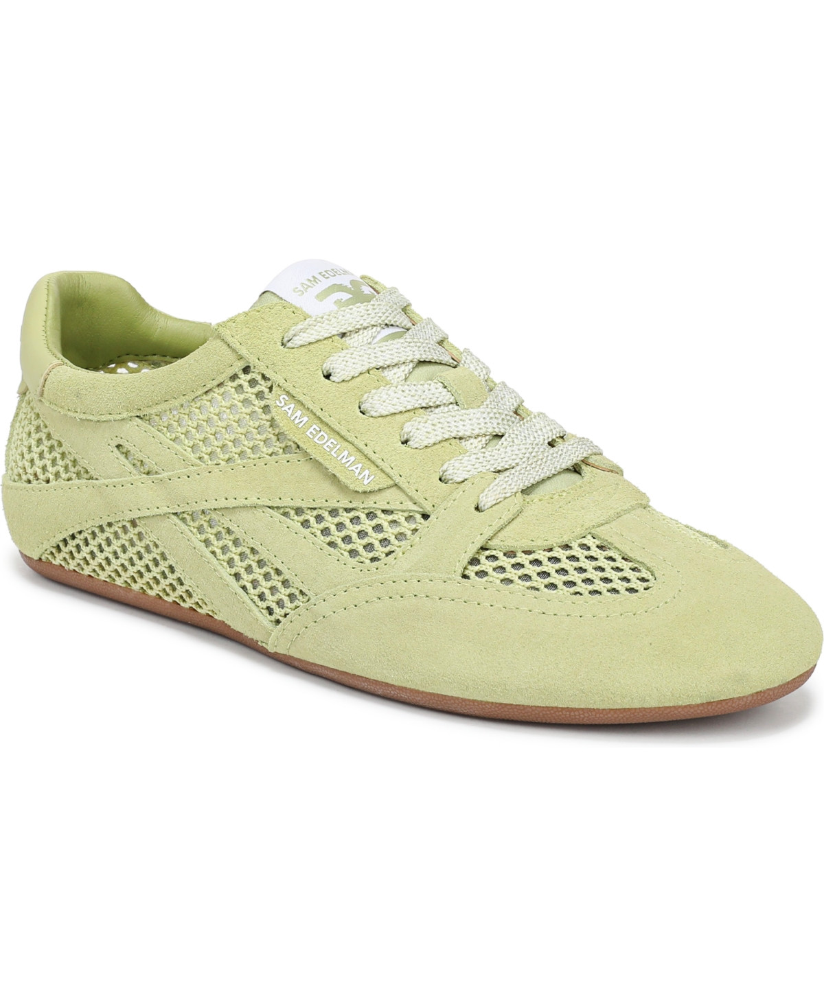 Sam Edelman Women's Tobi Lace-Up Shoes - Citron Green | Macy's