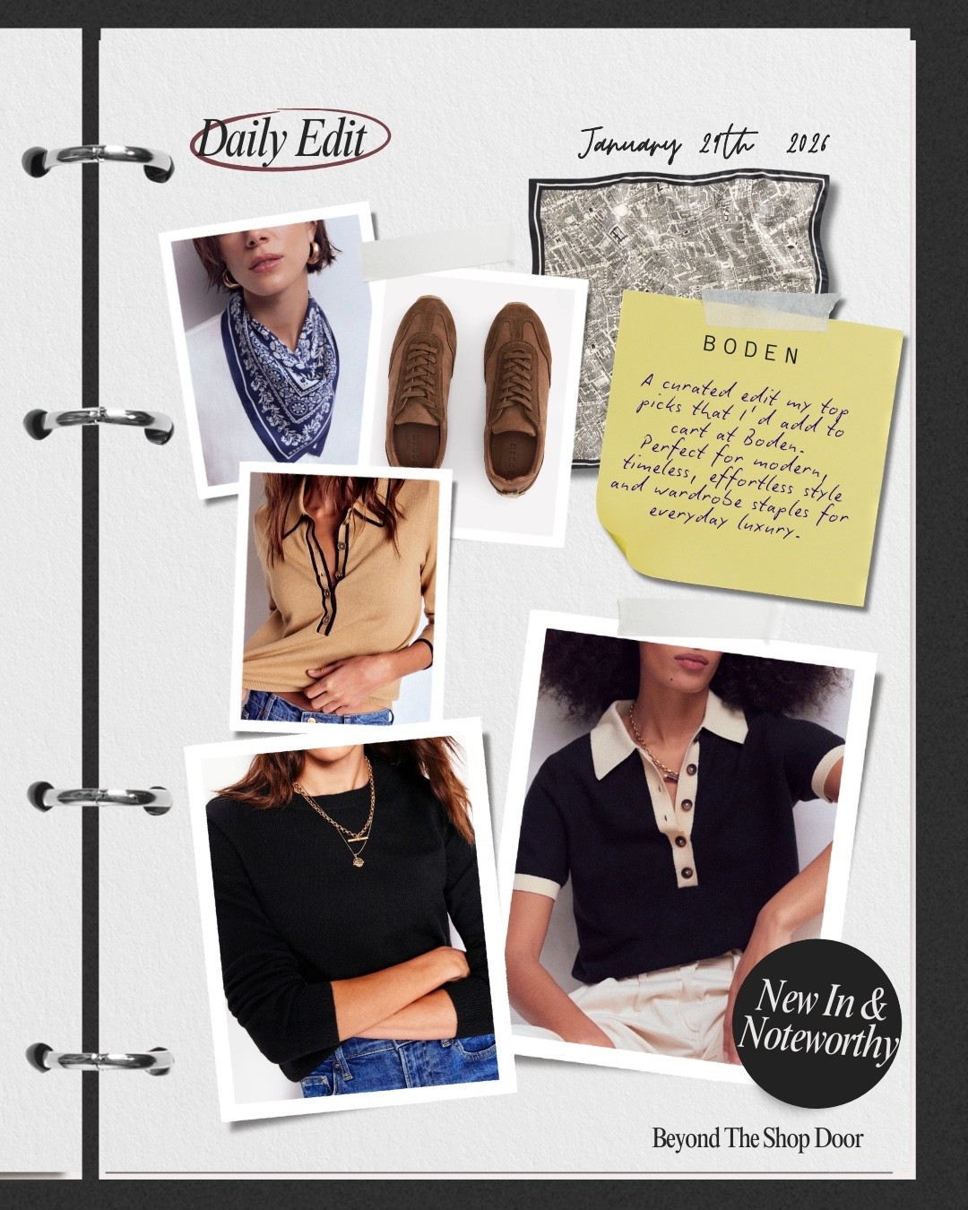 New In or Noteworthy at Boden - My Favourite Finds.

Boden is known for its colourful, considered pieces, and each season I always find a few effortless staples worth adding to my wardrobe or Wishlist.

These are my top picks.

cashmere crewneck | silk scarf | retro sneakers | polo knits

#LTKOver40