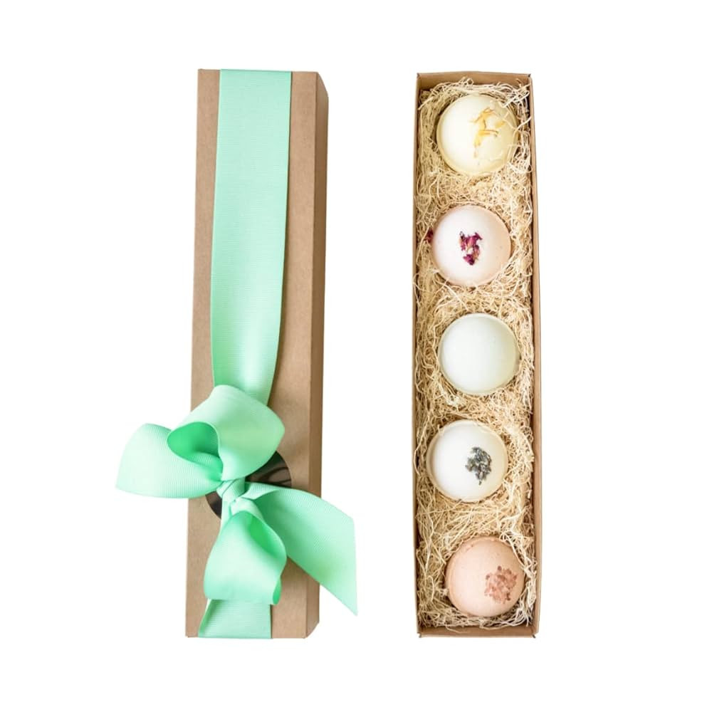 Bath Bomb Gift Set of 5 - Handmade Gift Boxes by The Little Flower Soap Co | Amazon (US)