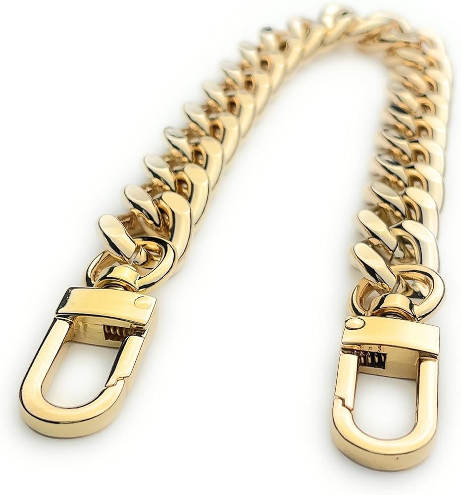 Bag Charm Chunky Purse Chain Charm Replacement Polished - Gold 10" | Amazon (US)