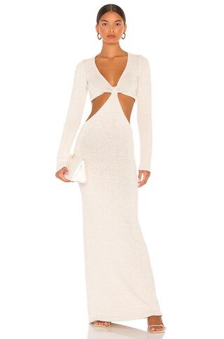 Cult Gaia Jana Dress in Off White from Revolve.com | Revolve Clothing (Global)