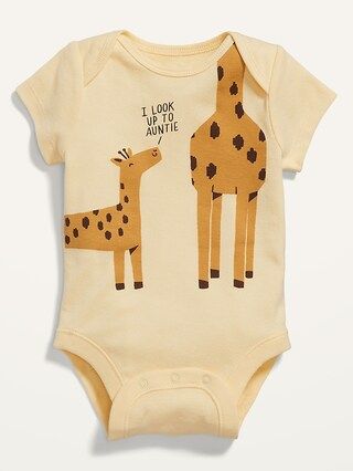 Unisex Short-Sleeve Graphic Bodysuit for Baby | Old Navy (US)