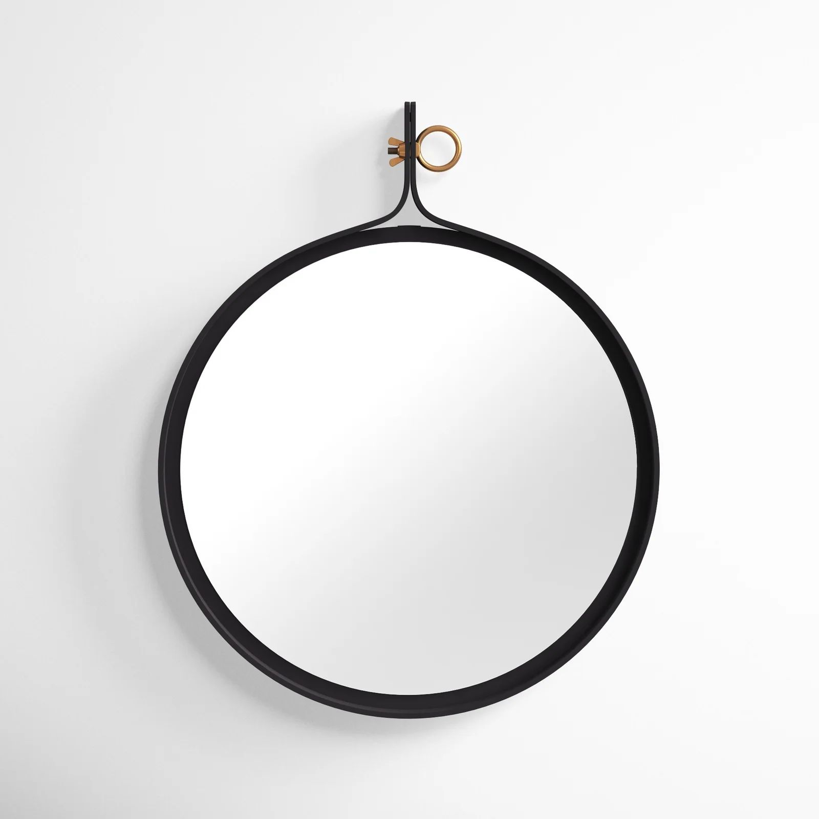 Saunders Round Metal Wall Mirror | Wayfair North America