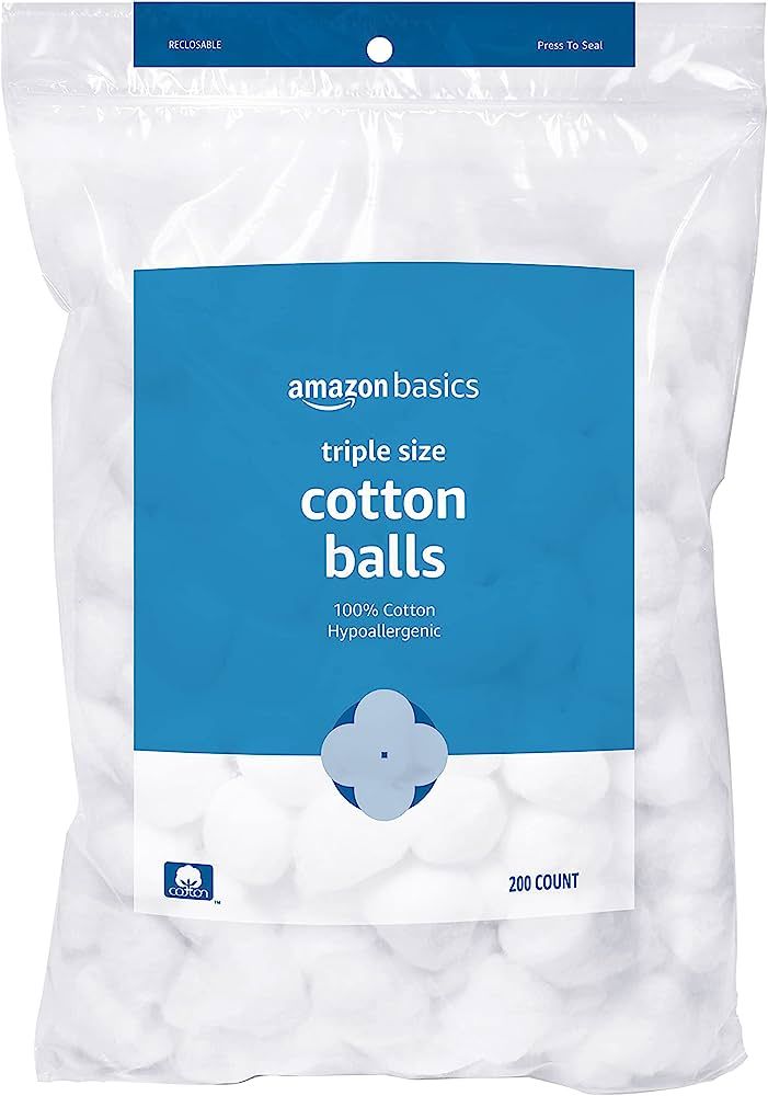 Amazon Basics Cotton Balls, 200 Count (Previously Solimo) | Amazon (US)