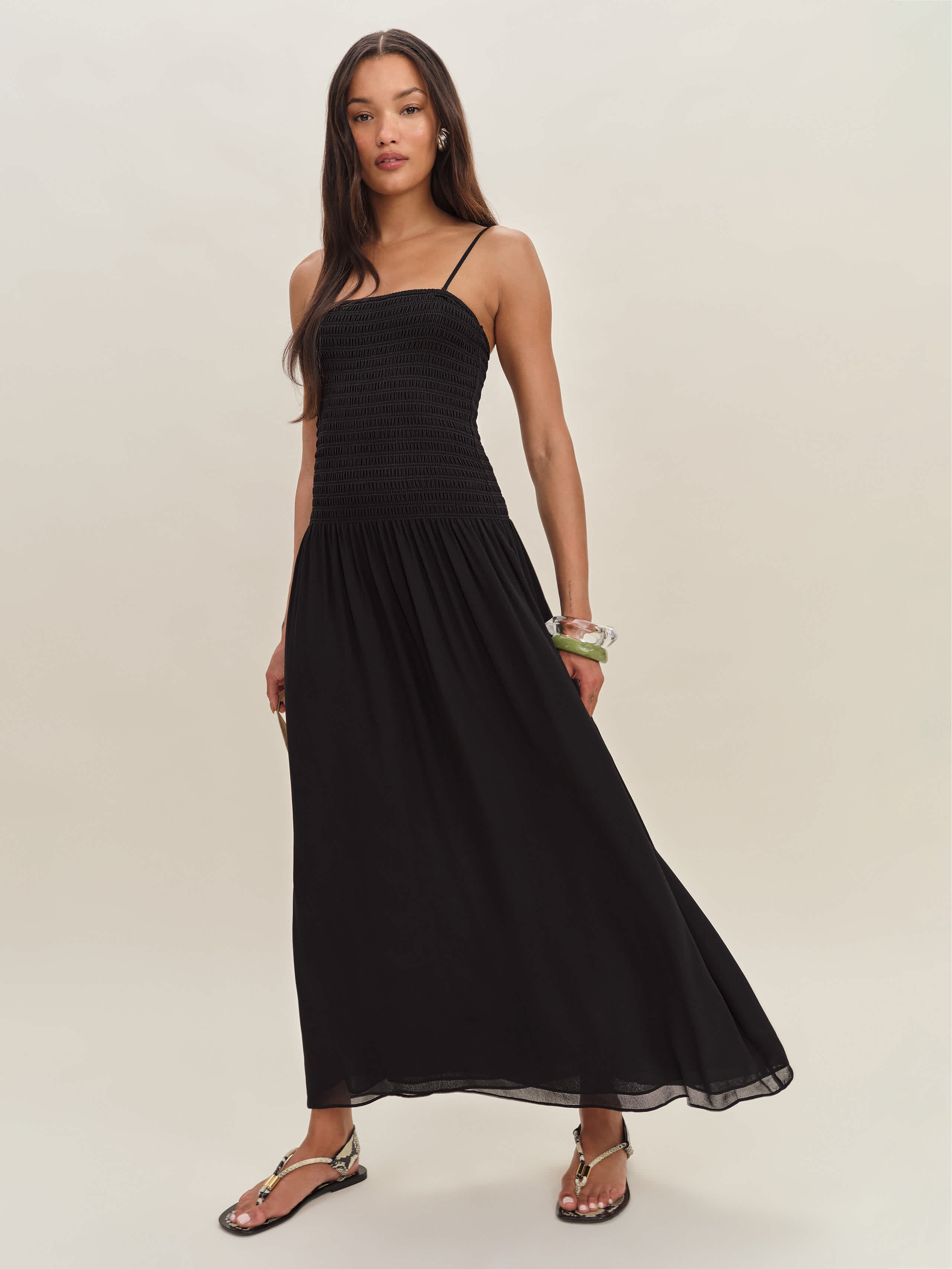 Reformation Rudy Dress Black 4 | Reformation (Global)