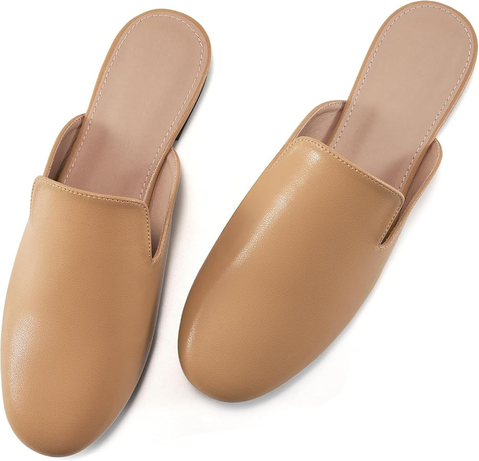 Womens Mules Work Shoes: Comfortable Dress Slip On 2025 Flats for Indoor Outdoor Walking | Amazon (US)