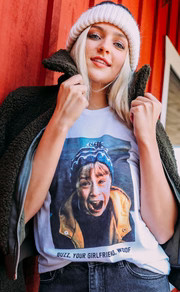 charlie southern: buzz, your girlfriend, woof t shirt | RIFFRAFF