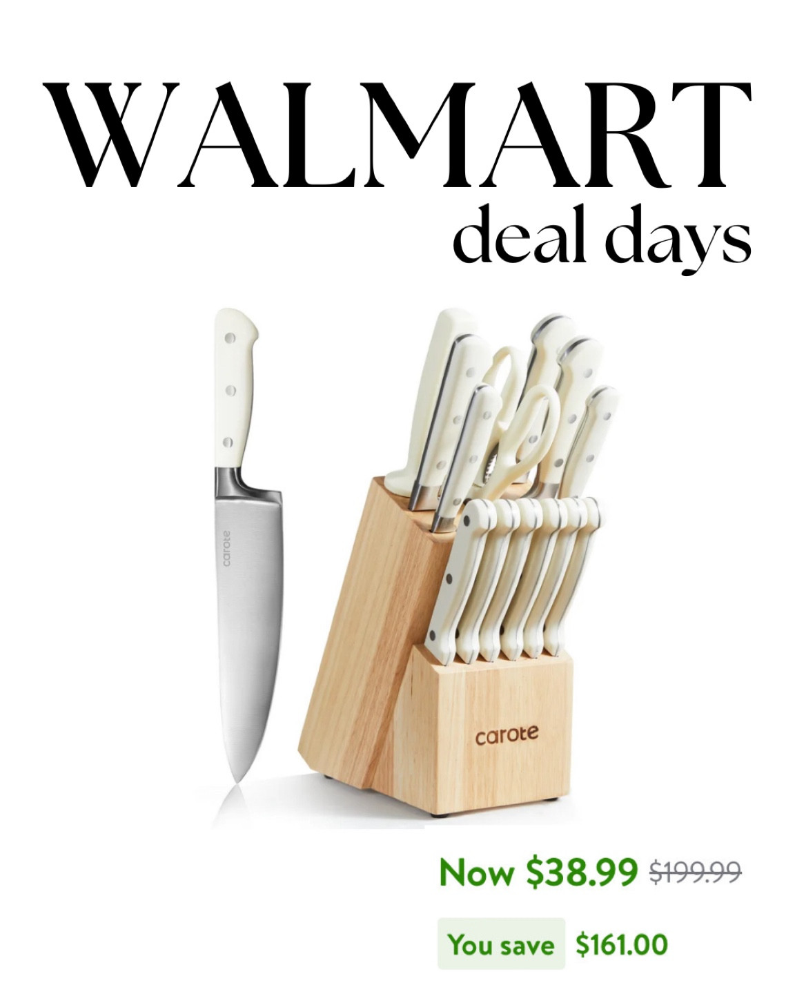 The knife set is beautiful and the price you can’t beat!

#LTKSummerSales #LTKHome